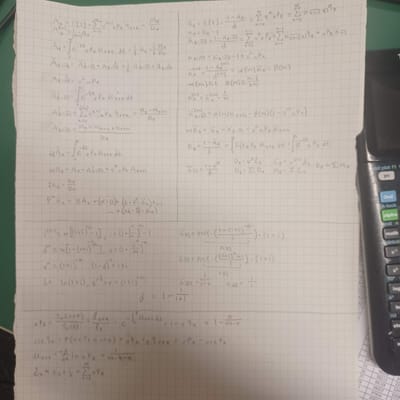 Studying for my first round of exams.