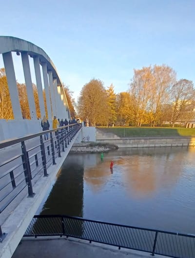 Tartu's main footbridge I crossed at least a few thousand times.