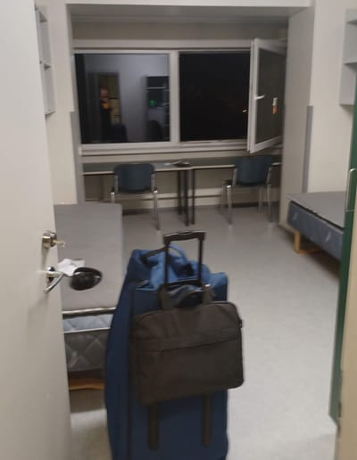 The first look at my room.